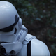 A Stormtrooper in the forest.